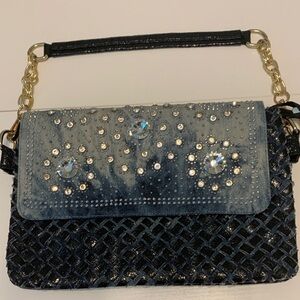 Denim Blue Shoulder Bag